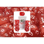 Role 4 Initiative Poly Set Marble Red w/White, Arch'd4 (7)