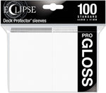 Eclipse Gloss Standard Sleeves: Arctic White (100)