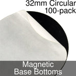 Circular Heavy Duty Magnetic Base Bottoms: 32mm (20)