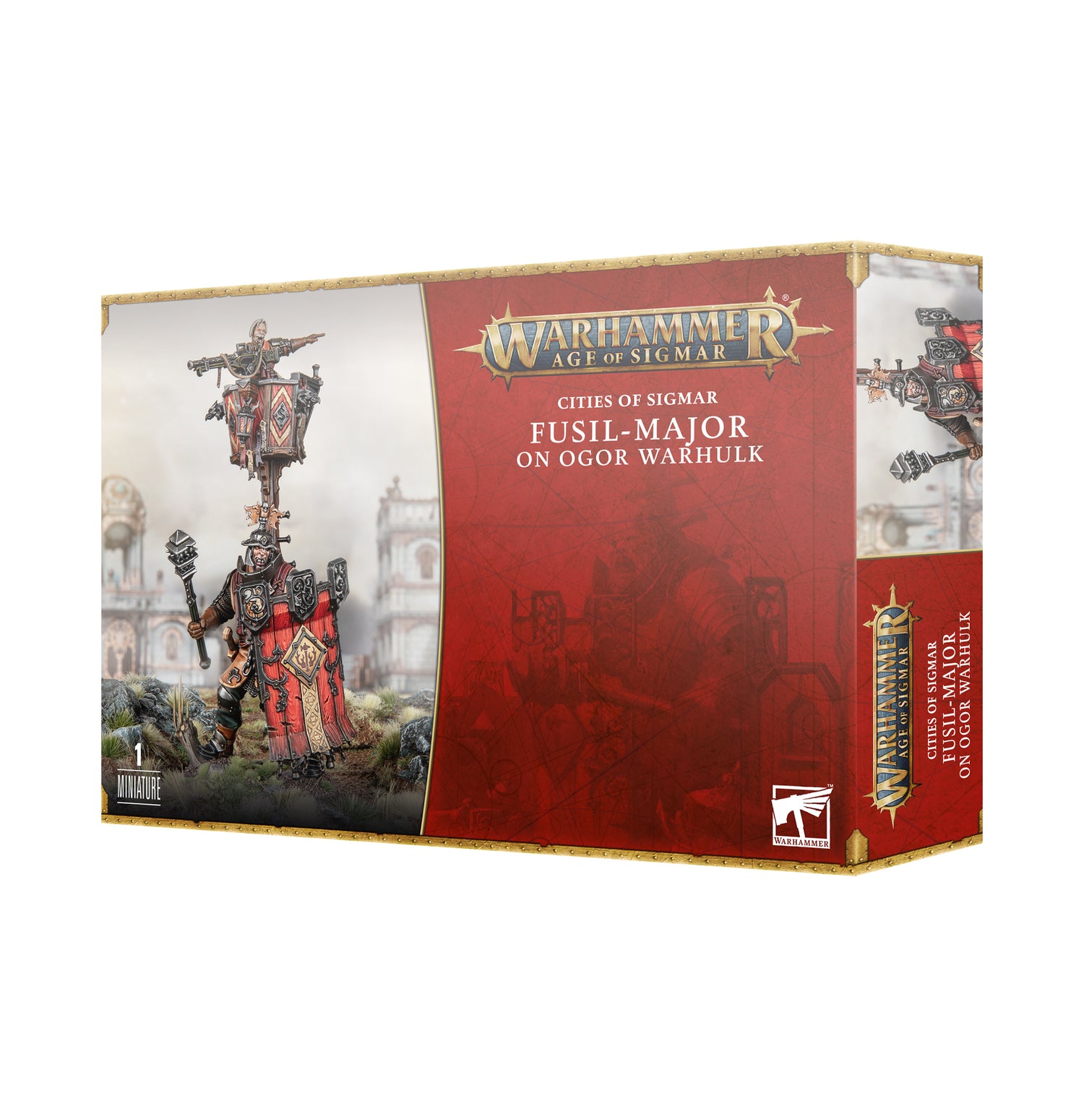 Warhammer Age of Sigmar: Cities of Sigmar: Fusil-Major on Ogor Warhulk