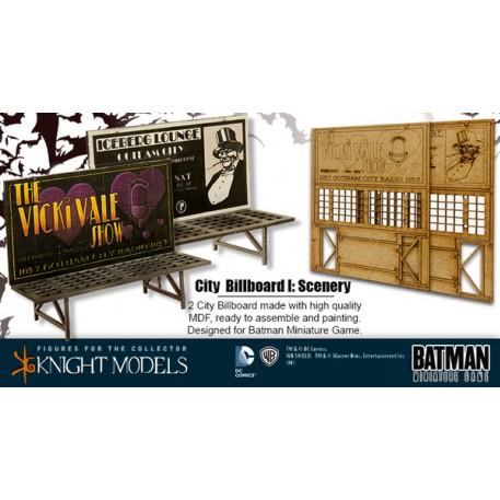 Batman Miniature Game: Scenery - City Billboard Set 1