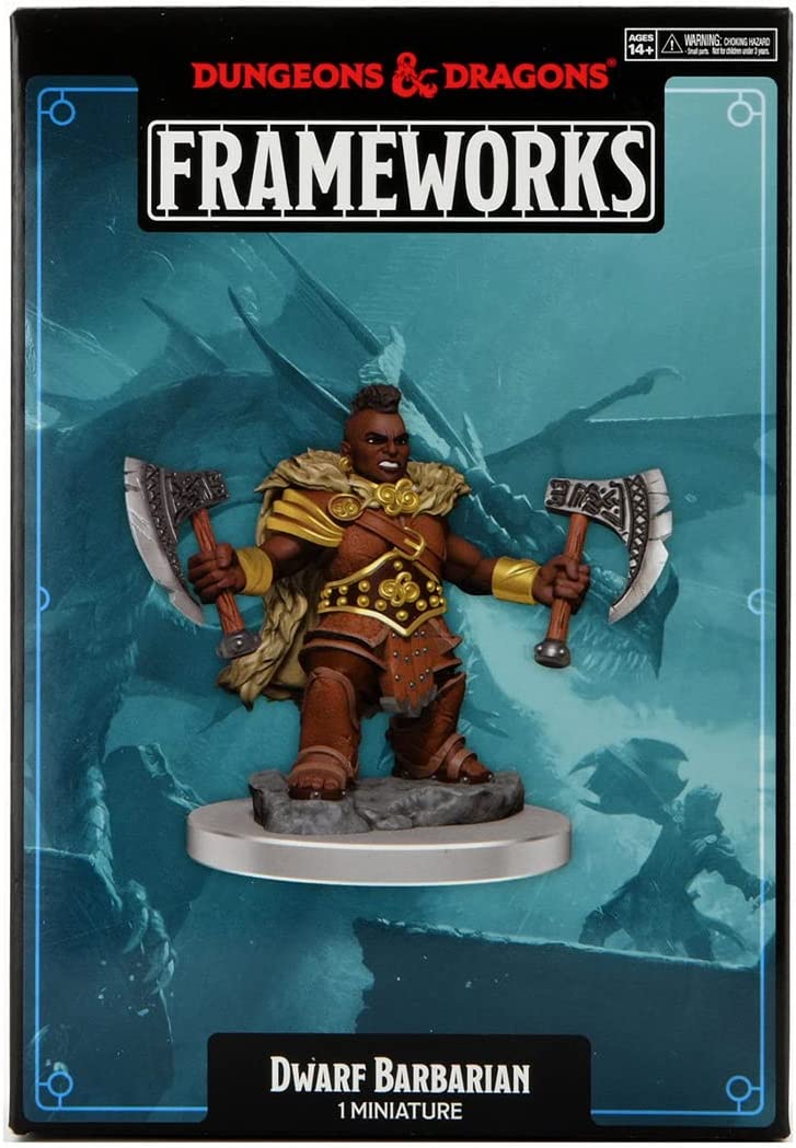 Dungeons & Dragons Frameworks: W01 Dwarf Barbarian Female