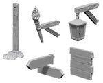 WizKids Deep Cuts Unpainted Miniatures: W10 Signs & Lights