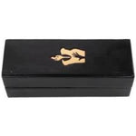 Role4Initiative: Faux Leather Dice Box and Rolling Tray with Gold Foil Sorcerer Logo