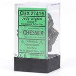 Chessex: Scarab: Poly Jade/Gold (7)