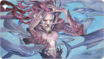 Magic the Gathering CCG: Dominaria Remastered Black Stitched Playmat - V5