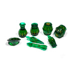 Polyhero Rogue 8 Dice Set Emerald Emissary