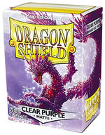 Dragon Shields: Matte Clear Purple (100)