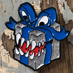Soft Enamel "Mimic Present – Blue & Silver" pin