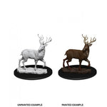 WizKids Deep Cuts Unpainted Miniatures: W7 Stag