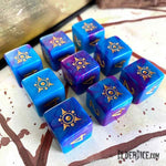 Elder Dice D6 Tubes: Sigil of the Dreamlands - Kadathian Ice