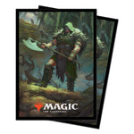 Magic the Gathering: Throne of Eldraine Garruk, Cursed Huntsman Deck Protector Sleeves (100) - V3