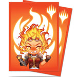 Magic the Gathering: Planeswalker Chibi Deck Protector Sleeves - Chandra Maximum Power (100)