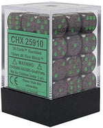 Earth Elemental 12mm D6 Dice Block (36)