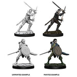 Pathfinder Deep Cuts Unpainted Miniatures: Female Elf Fighter