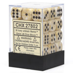 Dm4 Marble 12mm D6 Ivory/Black (36)