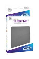 Ultimate Guard Matte Supreme Sleeves Standard 80 ct Grey