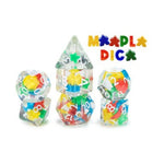 Inclusion Dice: Meeple Dice (7 Polyhedral Dice Set)