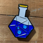 Soft Enamel "PolyDice Potion – Shape Water" Pin (Blue)