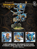 Warmachine Cygnar Lord General Coleman Stryker Epic Cavalry Warcaster