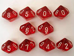 Translucent: Poly D10 Red/White (10) Revised