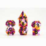 16mm 7ct Silicone Sharp Dice Set - Lesbian