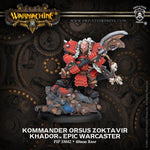 Warmachine Khador Kommander Orsus Zoktavir