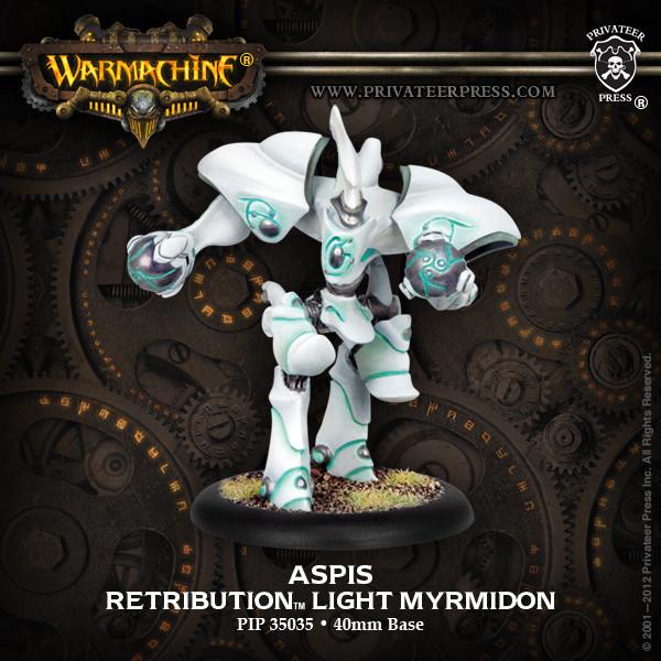 Warmachine Retribution of Scyrah Aspis Light Myrmidon