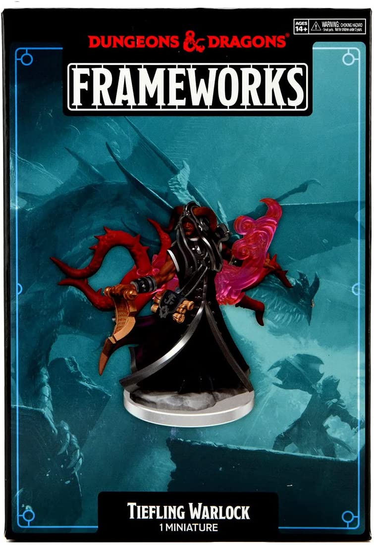 Dungeons & Dragons Frameworks: W01 Tiefling Warlock Male