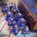 Elder Dice: Seal of Yog-Sothoth 10 Dice Polyhedral Set - Glass and Wax