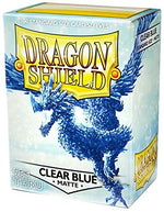 Dragon Shields: Matte Clear Blue (100)