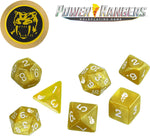 Power Rangers RPG: Game Dice Set - Yellow (7+coin)