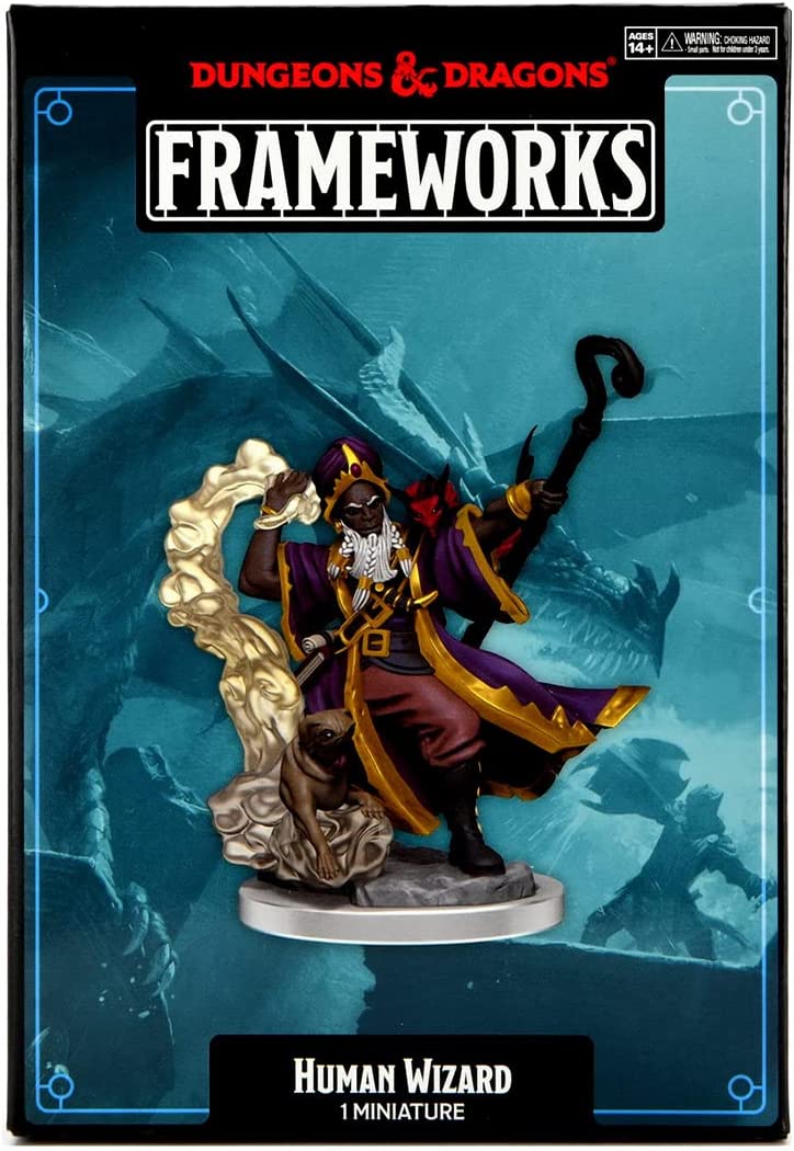 Dungeons & Dragons Frameworks: W01 Human Wizard Male
