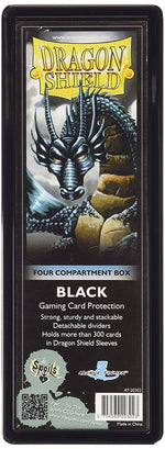 Dragon Shield Storage Box 4 Compartments Black
