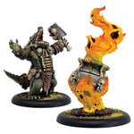 Hordes: Minions Gatorman Boil Master & Spirit Cauldron Unit (Resin and White Metal)