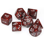 Chessex Polyhedral 7-Die Set Speckled Silver Volcano 25344