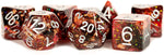 16mm Eternal Resin Polyhedral Dice Set: Fire (7)