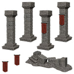 WizKids Deep Cuts Unpainted Miniatures: W11 Pillars & Banners