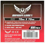 Sleeves: Card Game Sleeves 70mm x 70mm (100)