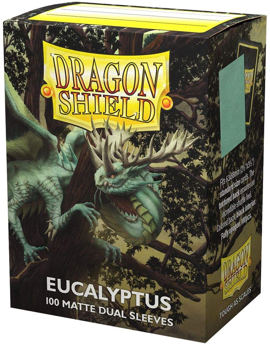 Dragon Shields: (100) Matte Dual - Eucalyptus