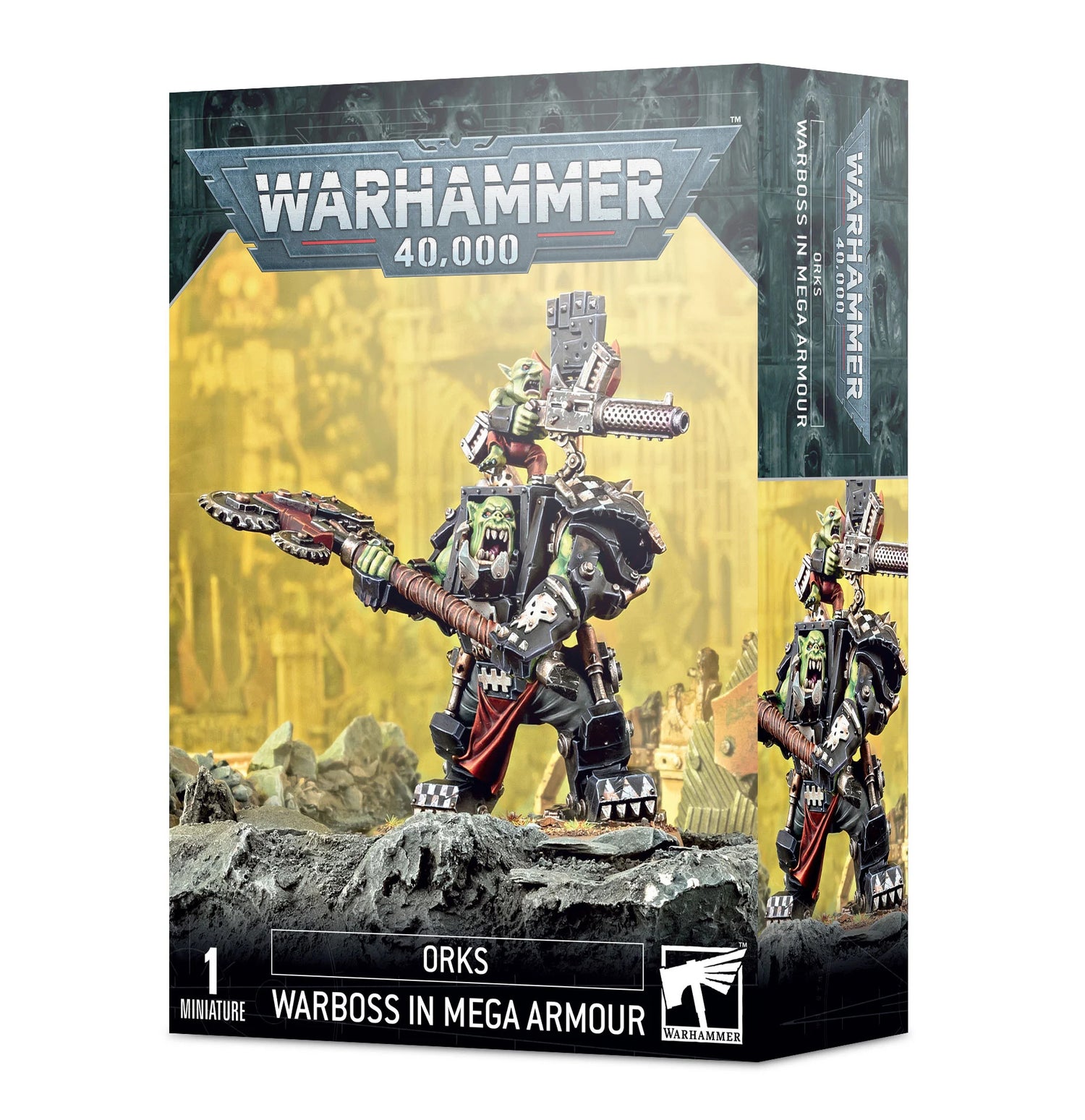 Warhammer 40K: Orks: Warboss In Mega Armour 2021