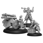 Warmachine: Mercenaries Steelhead Volley Gun Crew Unit (3) (Resin and White Metal)