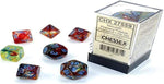 Nebula: Polyhedral Primary/blue Luminary 7-Die Set