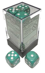 Dice Menagerie 10: 16mm D6 Marble Oxi Copper (12)
