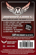 Sleeves: Premium Mini Chimera Sleeves 43mm x 65mm Dark Red (50)