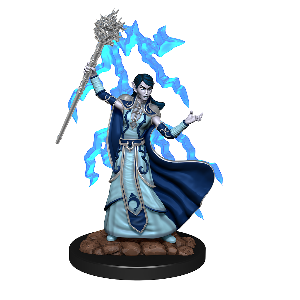 Dungeons & Dragons Fantasy Miniatures: Icons of the Realms Premium Figures W6 Elf Wizard Female