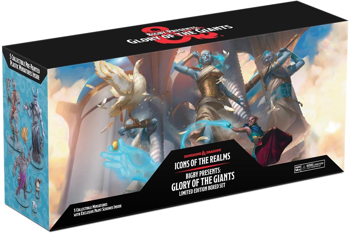 Dungeons & Dragons: Icons of the Realms- Bigby Presents Glory of the Giants Limited Edition Boxed Set