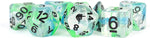 Unicorn Resin Poly Dice Set: Sea Kelp (7)