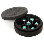 Silicone Round Dice Case: Black