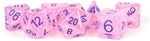 16mm Resin Flash Dice Poly Set: Pink (7)
